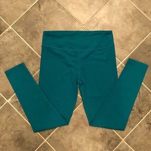 Fabletics Aqua Blue Leggings- Large
